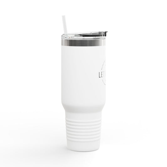 Let It Snow Insulated Travel Mug | 40oz | Holiday Coffee Cup | Winter Travel Tumbler | Perfect Gift for Christmas & New Year